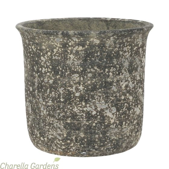 Weathered Effect Earthenware Clay Cylinder Pots - Upto 5 Size Options