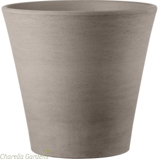 Italian Terracotta Pots Primitivo Graphite Grey - 3 Size Options