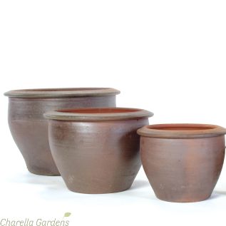Thai Salt Glaze Pots. Upto 5 Size Options