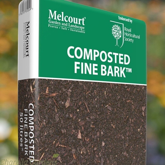 Melcourt Composted Fine Bark. 50 Litres